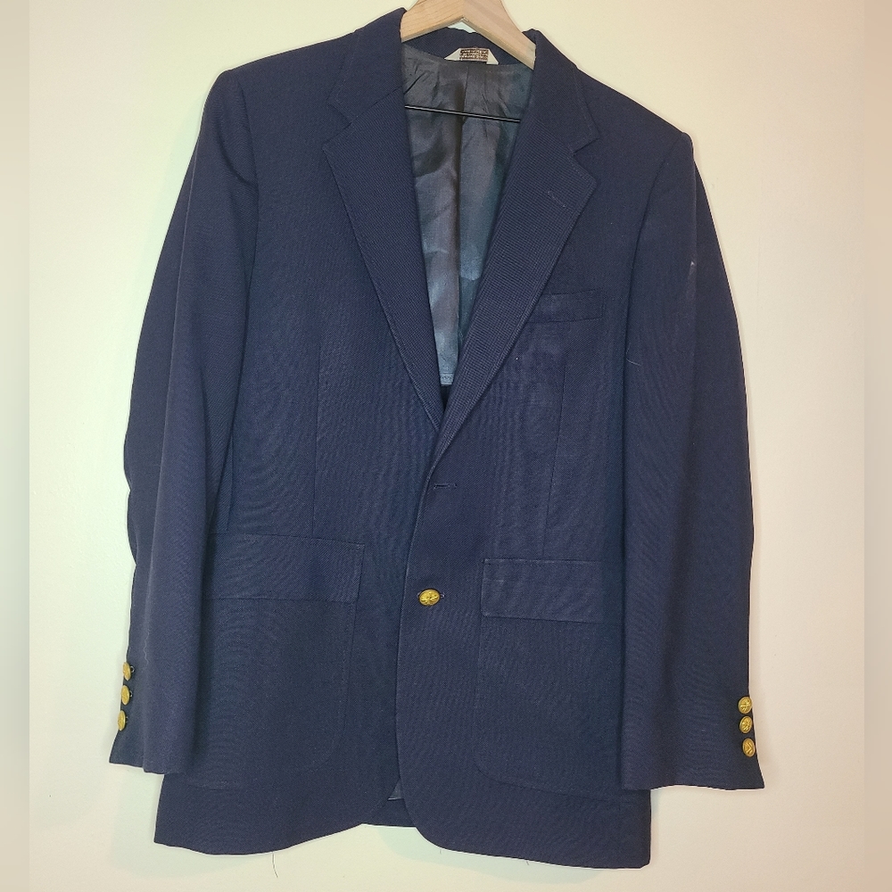 Navy suit jacket